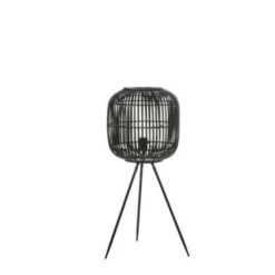 Mica Decorations Figo Vloerlamp H76,5 Cm Zwart
