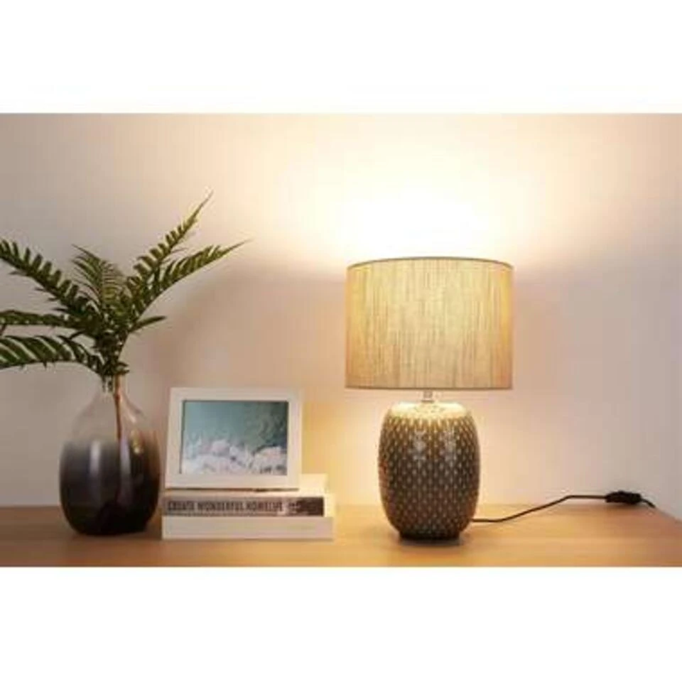 Pauleen Pretty Classy Tafellamp - E27 - Grijs/Zand 7 Pauleen Pretty Classy Tafellamp - E27 - Grijs/Zand - Afbeelding 7