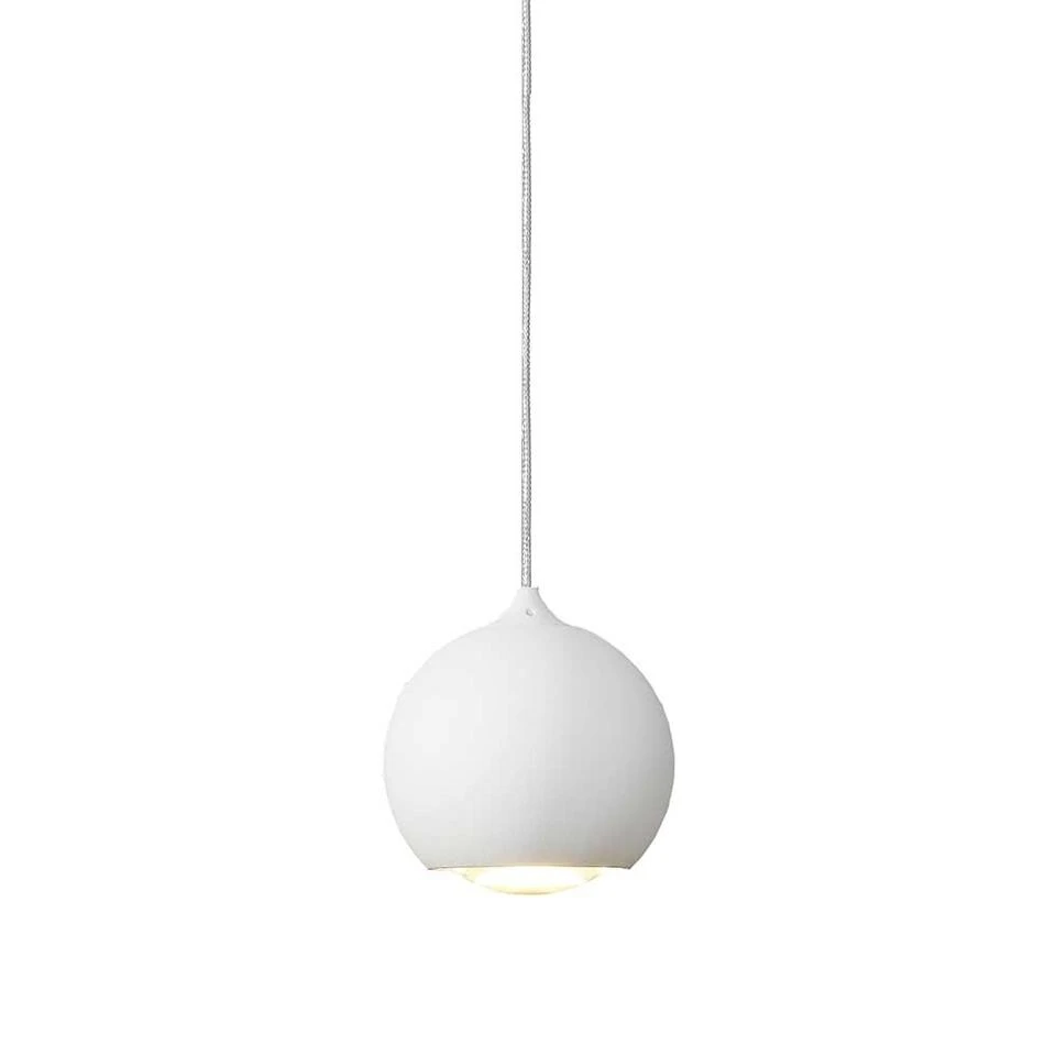 Artdelight Hanglamp Denver - 1 Lichts - Ø 10 Cm - Wit 1 Artdelight Hanglamp Denver - 1 Lichts - Ø 10 Cm - Wit