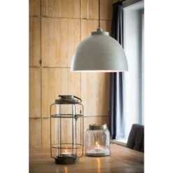 Hanglamp KYLIE - Beton Wit - L -Leen Bakker 1652816965 0110