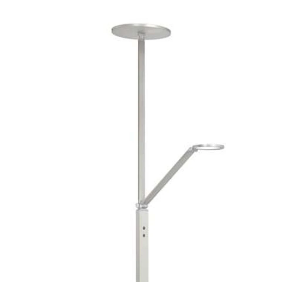 Highlight Vloerlamp Stockholm - Rond Met Arm - Mat Chroom 2 Highlight Vloerlamp Stockholm - Rond Met Arm - Mat Chroom - Afbeelding 2