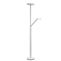 Highlight Vloerlamp Stockholm - Rond Met Arm - Mat Chroom