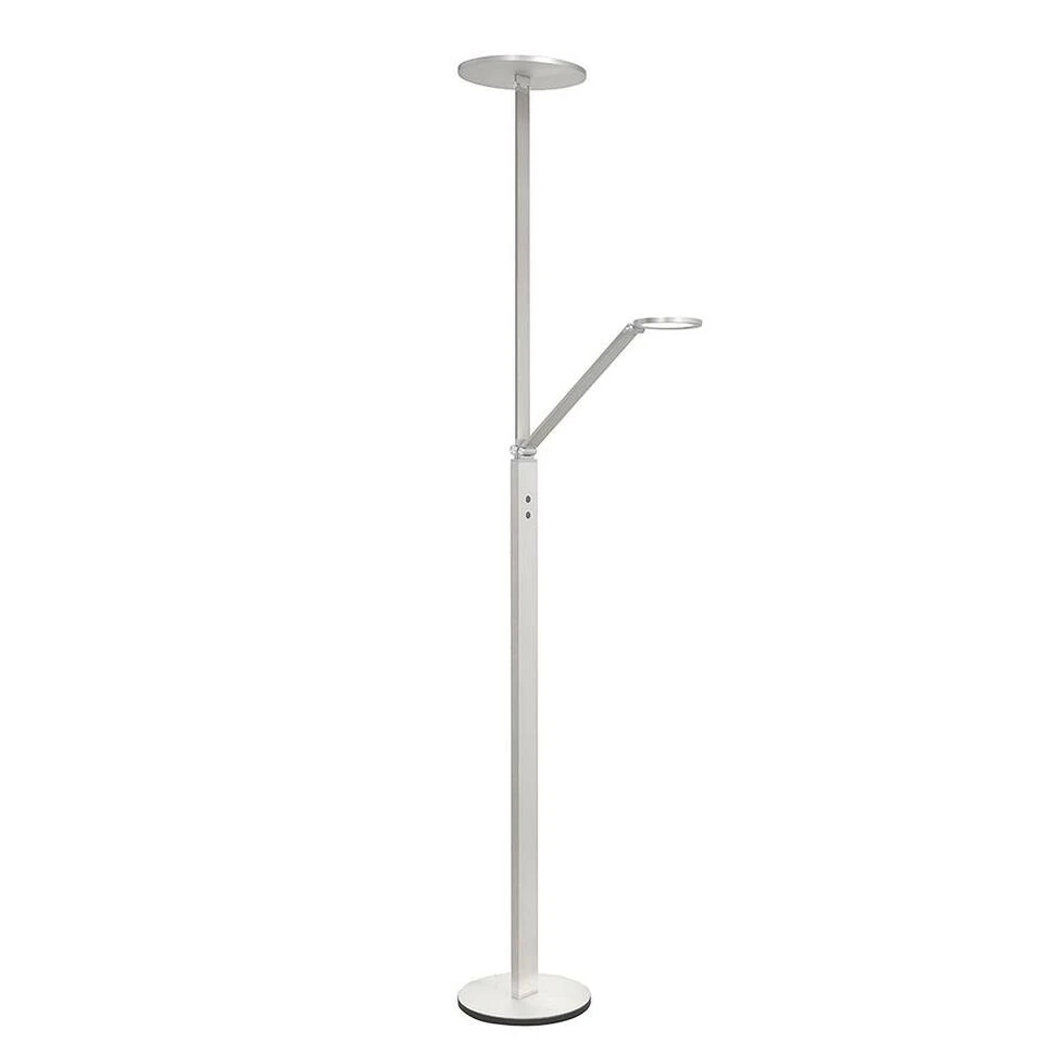 Highlight Vloerlamp Stockholm - Rond Met Arm - Mat Chroom 1 Highlight Vloerlamp Stockholm - Rond Met Arm - Mat Chroom