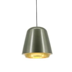 Artdelight Hanglamp Santiago - Ø 35 Cm - Mat Chroom-goud