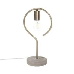 Beliani Tafellamp JUCAR - Messing Metaal