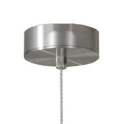 Artdelight Hanglamp Denver - 1 Lichts - Ø 10 Cm - Mat Chroom -Leen Bakker 1711216880 0103