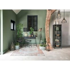 Lampenkap Cilinder LIVIGNO - 40-40-30cm - Antraciet -Leen Bakker 1728284123 0111