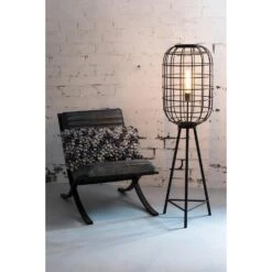 Vloerlamp TOAH - Mat Zwart-Antiek-brons - M 6 Vloerlamp TOAH - Mat Zwart-Antiek-brons - M -Leen Bakker 1728864139 0110