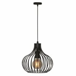 Freelight Hanglamp Aglio - 28 Cm - Zwart