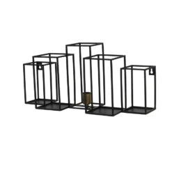 Wandlamp BALLY - Mat Zwart -Leen Bakker 1762040655 0110