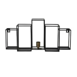 Wandlamp BALLY - Mat Zwart