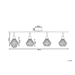 Beliani Muurlamp VOLGA - Koper Metaal -Leen Bakker 177271e3cf5c44e495147a0c7cab82e0