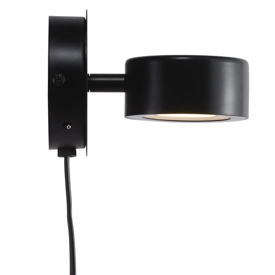 Nordlux Wandlamp Clyde - 1 Lichts - 13.5 X10 Cm - Zwart 3 Nordlux Wandlamp Clyde - 1 Lichts - 13.5 X10 Cm - Zwart - Afbeelding 3