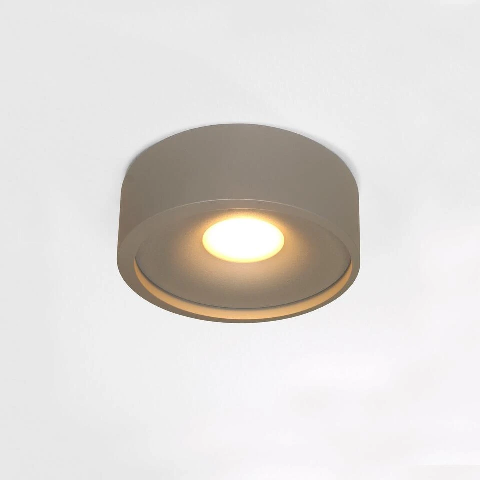 Artdelight Plafondlamp Orlando - Ø 14 Cm - Grijs 1 Artdelight Plafondlamp Orlando - Ø 14 Cm - Grijs
