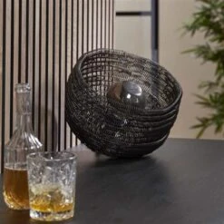 Hoyz - Tafellamp Ø30 Coil XL - Zwart Nikkel -Leen Bakker 184c0fdd2b7a4c94a8956c469d3c7fde