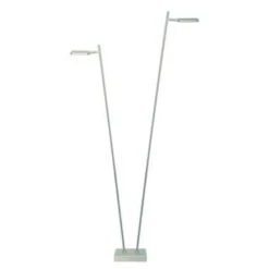 Freelight Vloerlamp Block - 2 Lichts - Mat Chroom -Leen Bakker 1886142689 0103