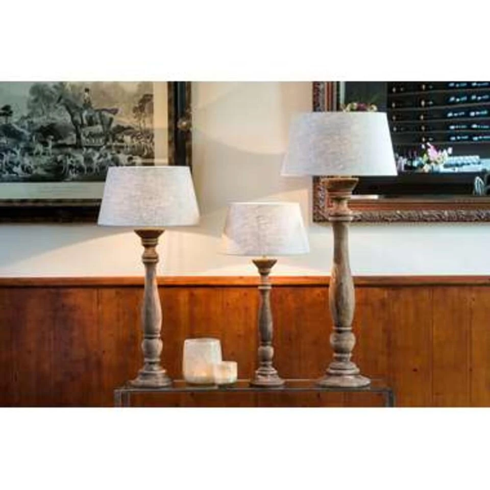 Lampvoet Bellini - Hout Weather Barn - 16x63 Cm 2 Lampvoet Bellini - Hout Weather Barn - 16x63 Cm - Afbeelding 2