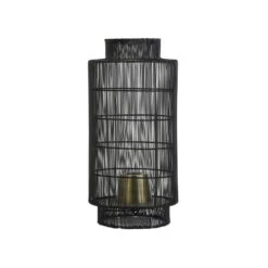 Tafellamp/Lantaarn GRUARO - Draad Zwart-Antiek-Brons