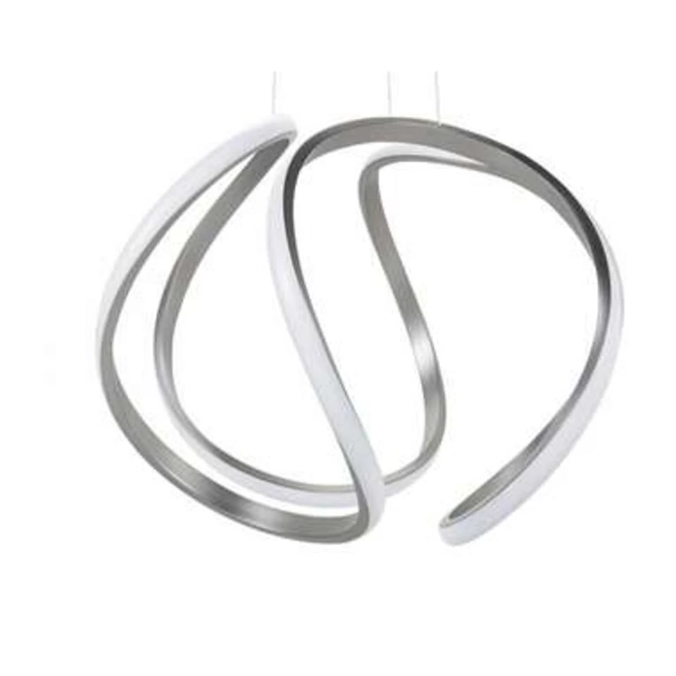 Highlight Hanglamp Kyra Mat Chroom 2 Highlight Hanglamp Kyra Mat Chroom - Afbeelding 2