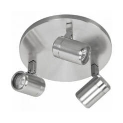 Highlight Spot Rain - 3 Lichts - Rond - IP44 - Mat Chroom