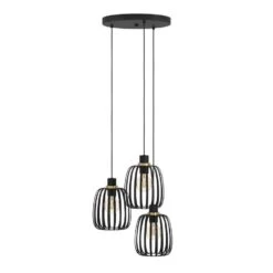 EGLO Pocicas Hanglamp - E27 - Ø 35 Cm - Zwart/Goud -Leen Bakker 199cecec721d4f31b7c6f4f79cc49b0f