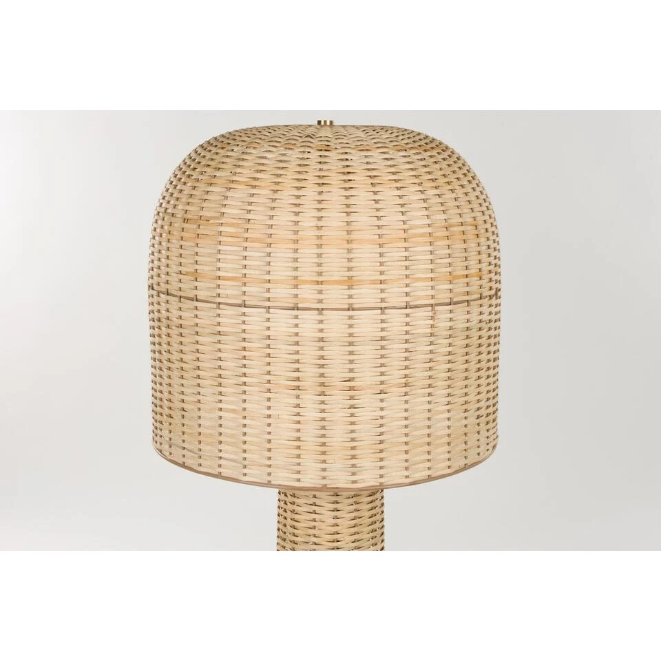 Housecraft Living Jude Vloerlamp Rotan - Bruin 3 Housecraft Living Jude Vloerlamp Rotan - Bruin - Afbeelding 3