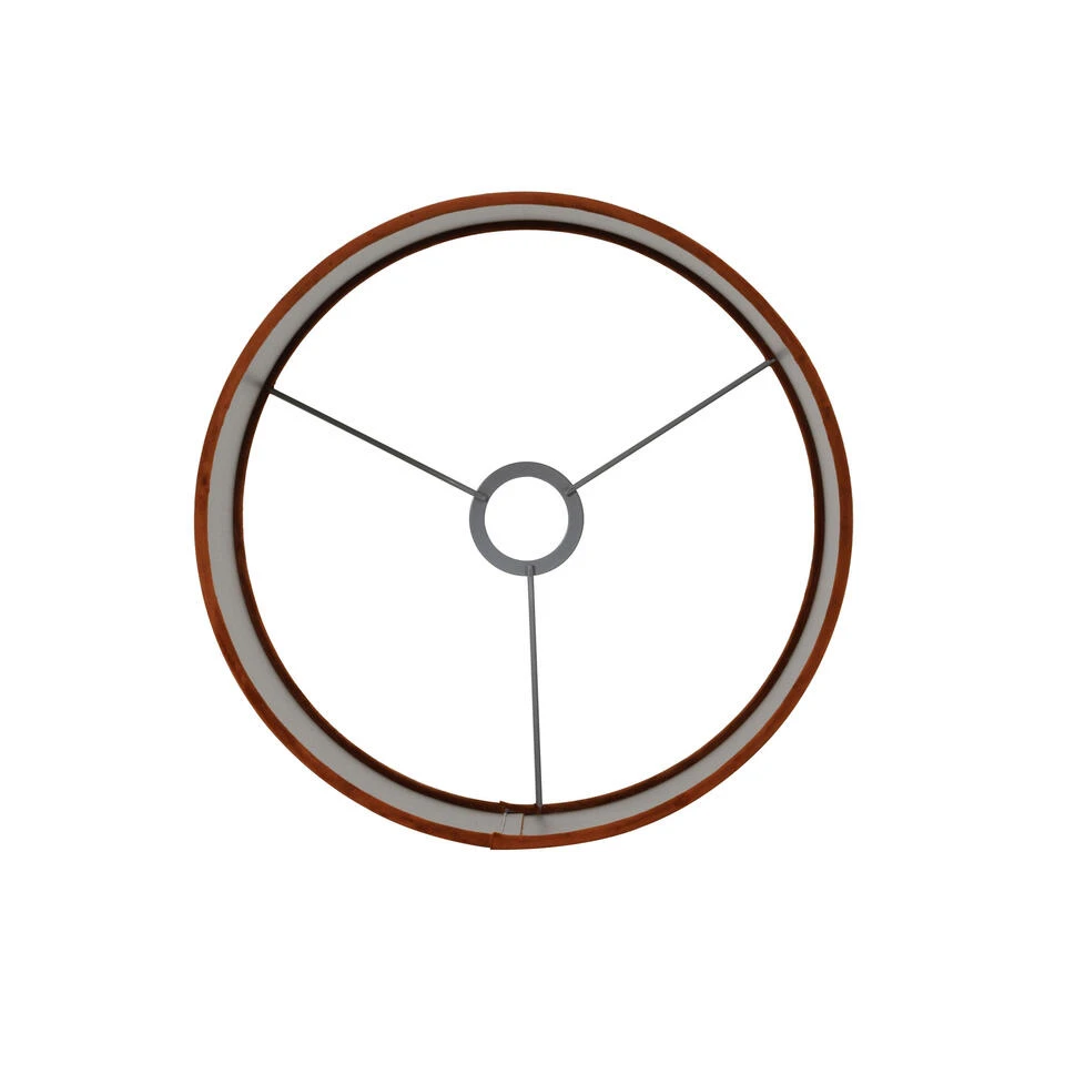 Cilinder Lampenkap Velours - Terra - Ø35x21cm 2 Cilinder Lampenkap Velours - Terra - Ø35x21cm - Afbeelding 2