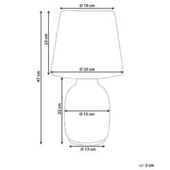 BARTANG - Tafellamp - Wit - Keramiek -Leen Bakker 1e6d11ca41d442f180072223b3389435