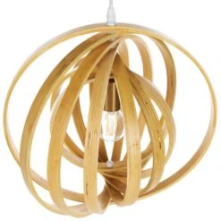 MURRELL - Hanglamp - Lichtbruin - Populierenhout -Leen Bakker 243d5ef71ca04b06a26169987f492818