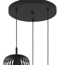 EGLO Romazzina Hanglamp - E27 - Zwart -Leen Bakker 25adca204a3540cc804a36194f375d50