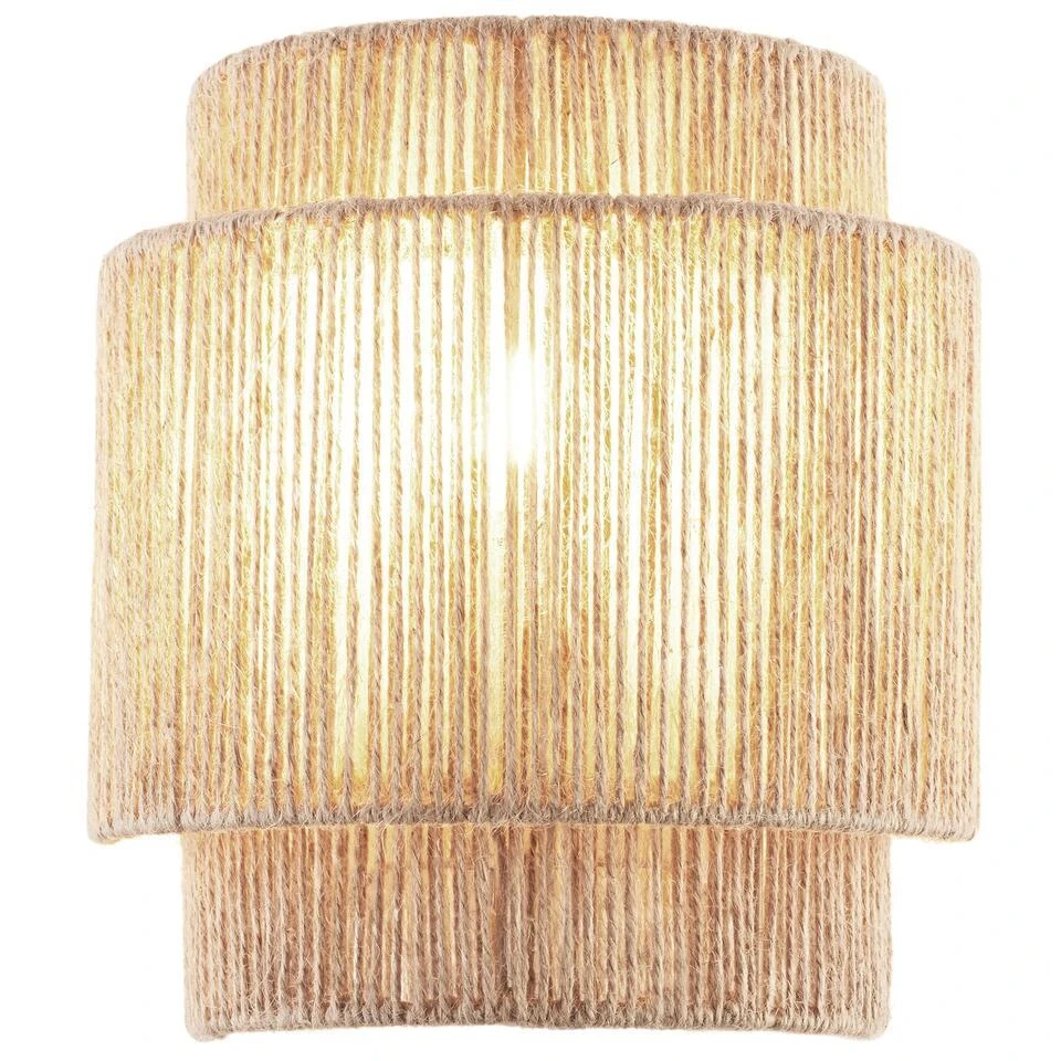 Tectake Wandlamp Lignea Lux Van Jute In Boho-stijl, 40W, Natuur 3 Tectake Wandlamp Lignea Lux Van Jute In Boho-stijl, 40W, Natuur - Afbeelding 3