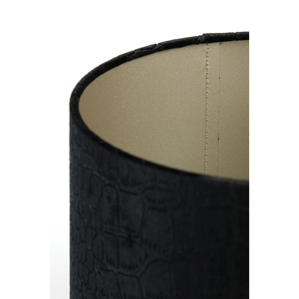 Cilinder Lampenkap Praya - Zwart - Ø30x21cm 4 Cilinder Lampenkap Praya - Zwart - Ø30x21cm - Afbeelding 4