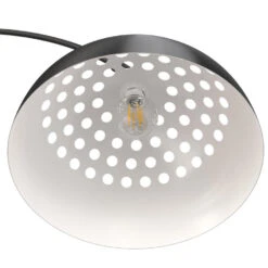 Tectake Booglamp Arcus, Staal, Retro-stijl, 60W, Zwart -Leen Bakker 309e1216d0c44bf697ee85329746b03d