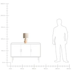 KERULEN - Tafellamp - Beige - Keramiek -Leen Bakker 30ad83bcb154407d898c73048639ba71