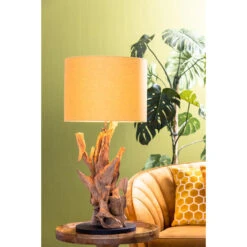 Lampenkap Cilinder LIVIGNO - 40-40-30cm - Oker -Leen Bakker 312a318d0ddd4b89b57309ecc8f1bcb0