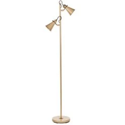 MOYOLA - Staande Lamp - Beige - Metaal -Leen Bakker 33ceebcb36304e72ae363a961c0c5315