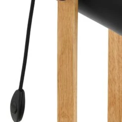 EGLO Hornwood Tafellamp - 1 Lichts - H 42cm. - E27 - Hout/zwart -Leen Bakker 381bf51e569a4f8bb4af4d3a5a0b5db2