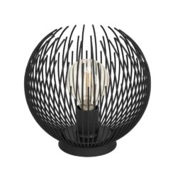 EGLO Venezuela-A Tafellamp - E27 - 22,5 Cm - Zwart -Leen Bakker 3a05da3e9e694fb3a1073f1fd9d7dc7f