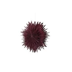 Svea - Kyoto Ster Hanglamp - ø 60 Cm - Donkerrrood -Leen Bakker 3b81d62ae1b8492fa955d53ba3e69246