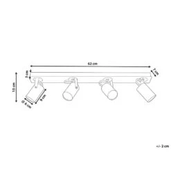 Beliani Muurlamp KLIP - Wit Metaal -Leen Bakker 3bb25dd88c50434091ae0231c3ef546f