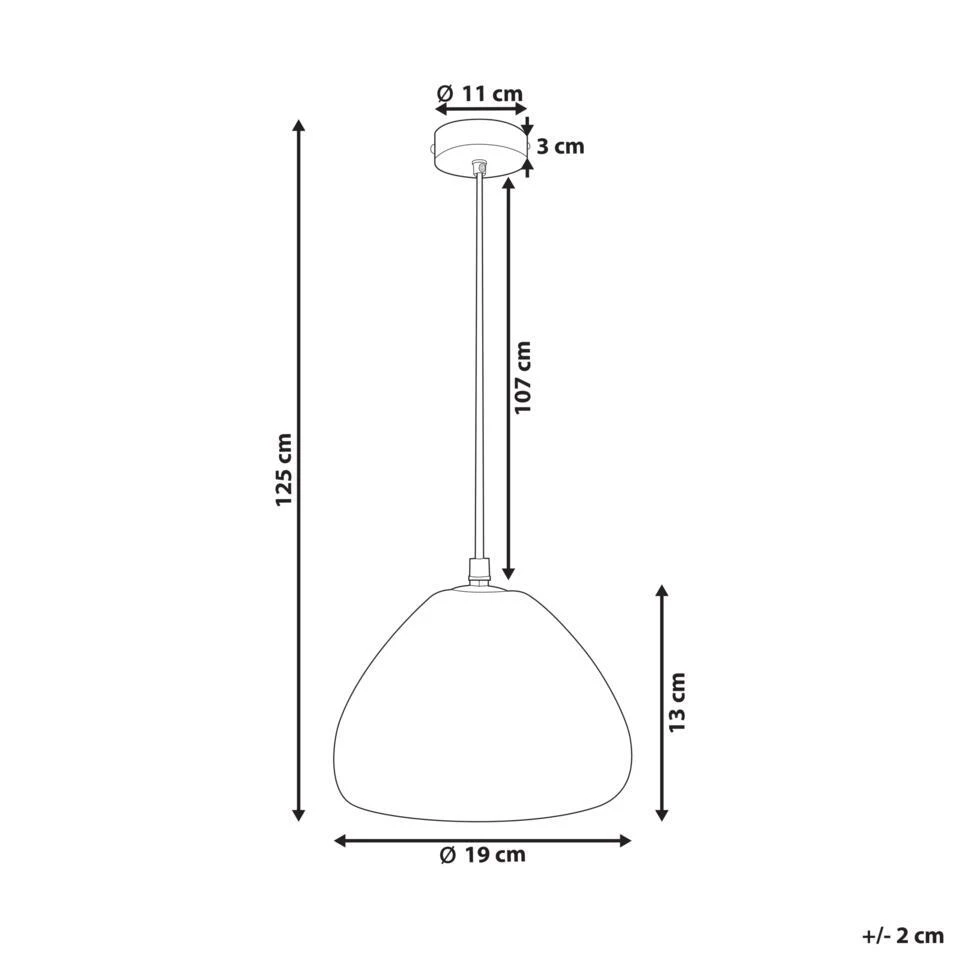 OLIMAR - Hanglamp - Gebroken Wit - Papier-maché 4 OLIMAR - Hanglamp - Gebroken Wit - Papier-maché - Afbeelding 4