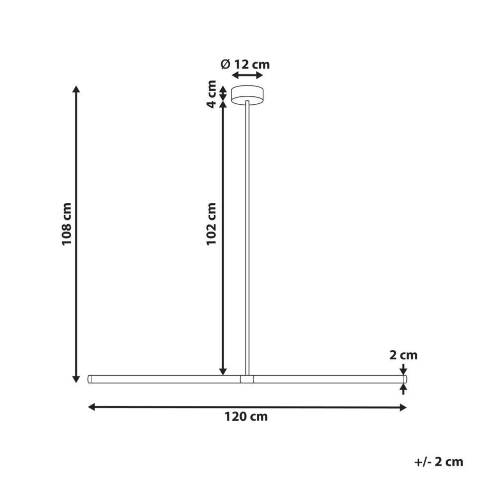 MAGARA - LED Hanglamp - Zwart - Metaal 4 MAGARA - LED Hanglamp - Zwart - Metaal - Afbeelding 4