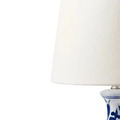 CARMEN - Tafellamp - Wit/Blauw - Porselein/Linnen -Leen Bakker 3d2e8881114b4db9bee5c5ad2fa95c92