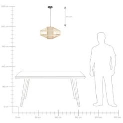 KARAJ - Hanglamp - Natuurlijk - Bamboe -Leen Bakker 3f078c7a11f24a0c8bbdd3c46e95ec78