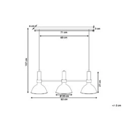 Beliani Hanglamp BELES - Zwart Metaal 6 Beliani Hanglamp BELES - Zwart Metaal -Leen Bakker 3fa2112d242d4567b152ddc70efbb437