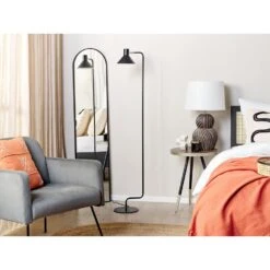 Beliani Staande Lamp RIMAVA - Zwart Ijzer -Leen Bakker 4029b51013c44e2ca30045915370af64