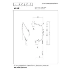 Lucide MILNE Wandlamp - Zwart 13 Lucide MILNE Wandlamp - Zwart -Leen Bakker 4146260b3a704cb8909e0fb8098688c4