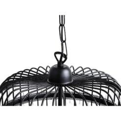 Beliani Hanglamp CELON - Zwart Ijzer -Leen Bakker 449de7d2b9f84b38acf99486a40d1de5