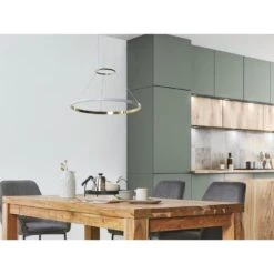 Beliani Hanglamp TANO - Goud Aluminium -Leen Bakker 454a39274de14a9aab80037fc534488c