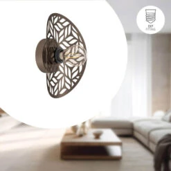 EGLO Swaby Wandlamp - E27 - 30 Cm - Brons 8 EGLO Swaby Wandlamp - E27 - 30 Cm - Brons -Leen Bakker 464f713449dd441f819d5283ff26d443